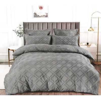 Lenjerie de pat bumbac finet satinat – 6 piese | 10921-D