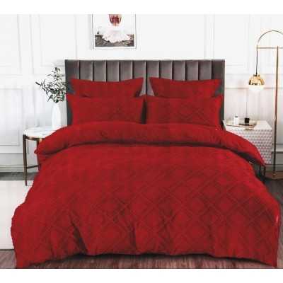 Lenjerie de pat bumbac finet satinat – 6 piese | 10927-D